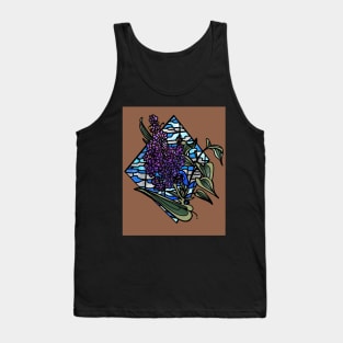 Lilac stained glass Tank Top